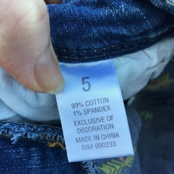 Kendall & Kylie Embroidered Lace Up Tribal Shorts Size 5 - Picture 4 of 6